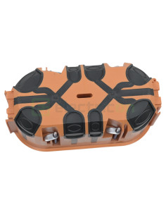 Doză aparataj dublă Pawbol A.0092K Ø2x68 adâncime 60mm încastrată 2