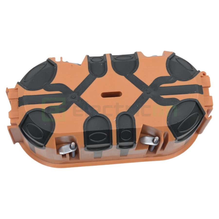 Doză aparataj dublă Pawbol A.0092K Ø2x68 adâncime 60mm încastrată