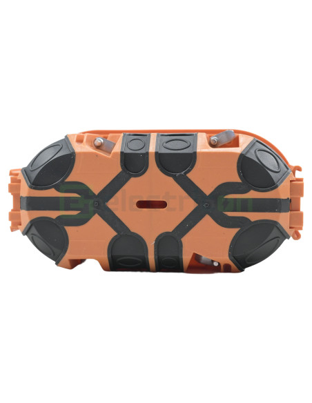 Doză aparataj dublă Pawbol A.0092K Ø2x68 adâncime 60mm încastrată