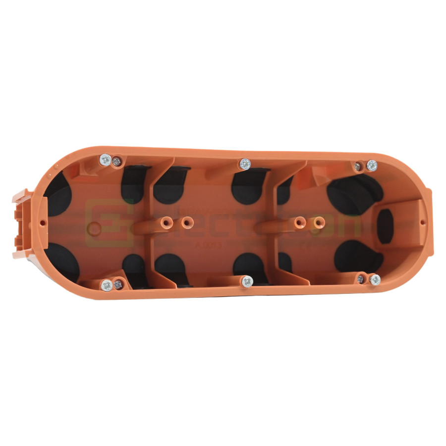 Doză aparataj triplă Pawbol A.0093K Ø3x68 adâncime 60mm încastrată