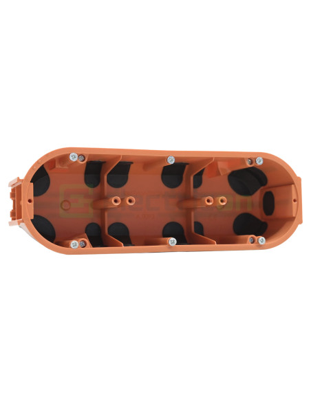 Doză aparataj triplă Pawbol A.0093K Ø3x68 adâncime 60mm încastrată