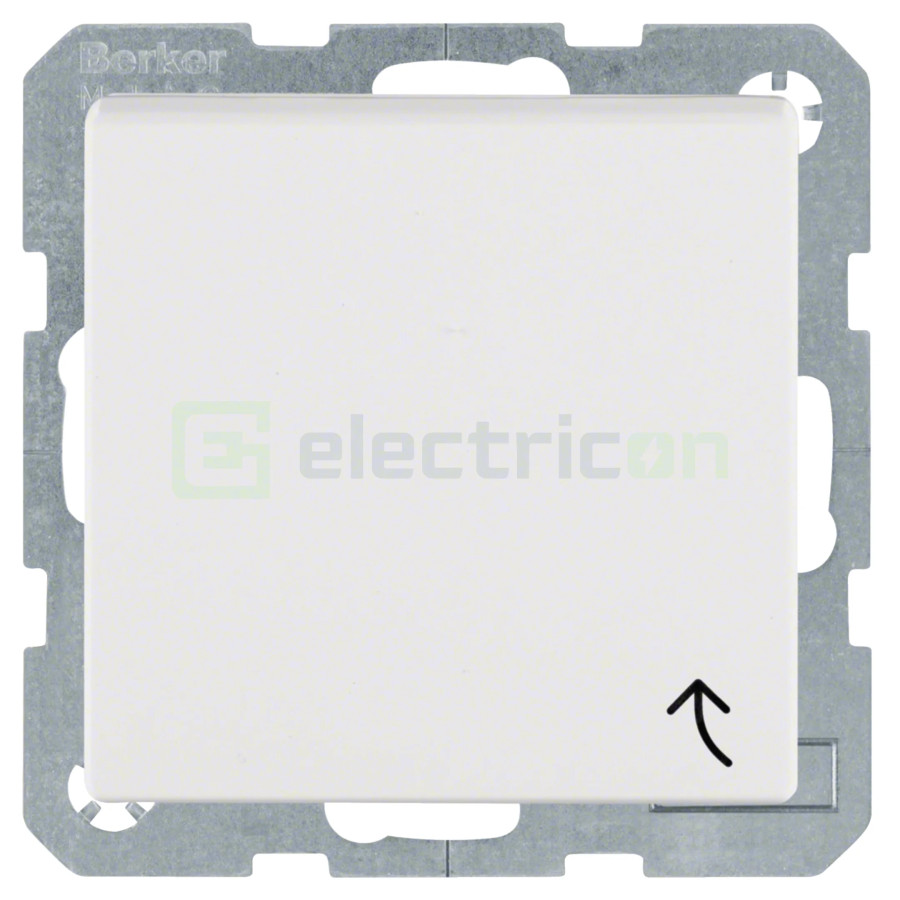 Priză Schuko Berker S.1 47241909 IP44 capac protecție copii alb mat