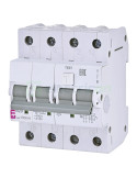 RCBO - Siguranță automată - Disjunctor cu protecție diferențială - tip A curba B 20A 6kA 3P+N  4M KZS-4M ETI  002174405