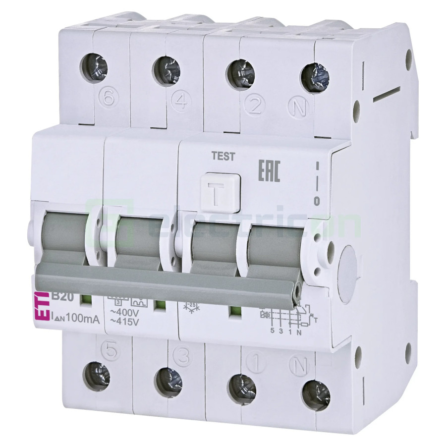 Siguranță diferențială RCBO ETI 002174405