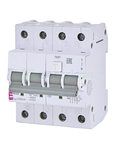 Siguranță diferențială RCBO ETI 002174405