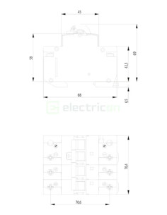 Siguranță diferențială RCBO ETI 002174405 2