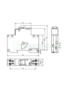 Siguranță diferențială RCBO ETI 002176036 2