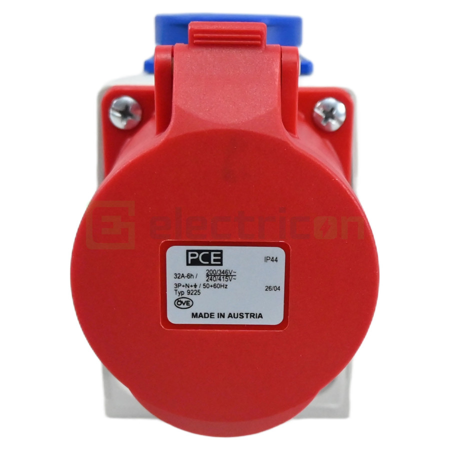 Priză Industrială Combinată 32A 400V CEE+Schuko Schrack