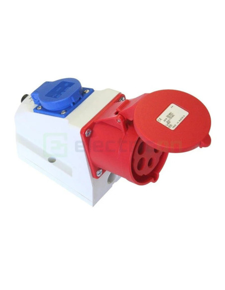 Priză Industrială Combinată 32A 400V CEE+Schuko Schrack