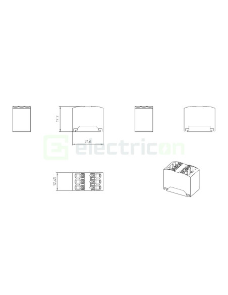 Bloc Distribuție PTFIX 6x1,5 Roz Phoenix Contact 3002787