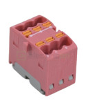 Bloc distribuție,6x1,5, roz, PTFIX 6x1,5, Phoenix Contact, 3002787