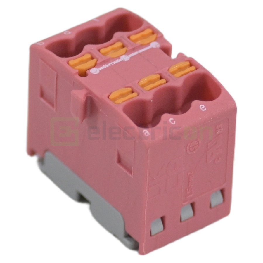 Bloc Distribuție PTFIX 6x1,5 Roz Phoenix Contact 3002787