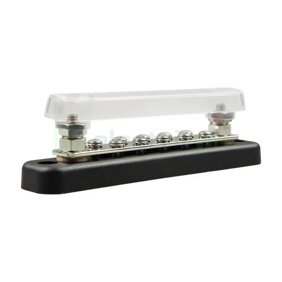 Busbar 150A 2P with 10 screws +cover