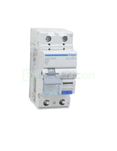 Disjunctor diferential RCBO B32 30mA tip A 6kA Hager ADS932D 2