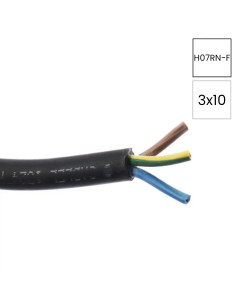 Cablu flexibil MCCG H07RN-F 3x10mm² cu manta din cauciuc