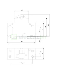 Siguranță Diferențială RCBO ETI B40 10kA 30mA Tip A 2