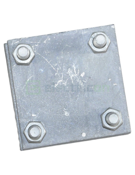 Clemă legătură cruce platbandă, 40x4mm, oțel, Dietzel Univolt, D-KK40/40FVM8 (006250)