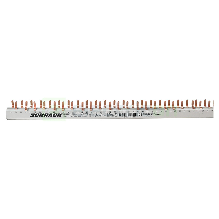 Busbar Trifazat Schrack Amparo 54M 10mm² BSA90172