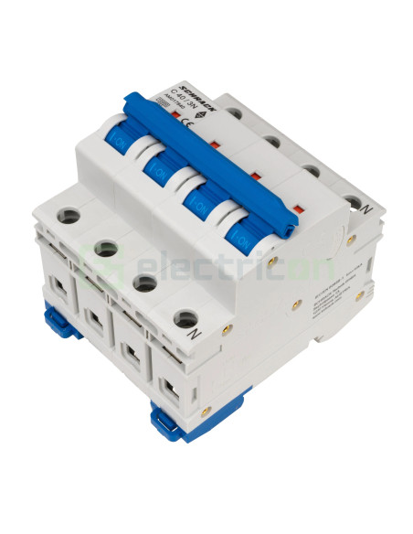 Disjunctor Schrack Amparo 3P+N 40A 10kA Curba C AM017840