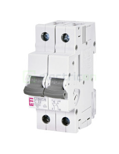 Siguranță Automată ETI 32A 1P+N 6kA Curba C 001900133