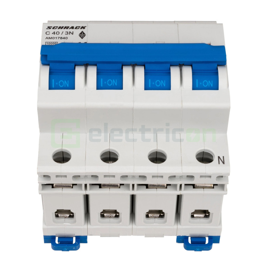 Disjunctor Schrack Amparo 3P+N 40A 10kA Curba C AM017840