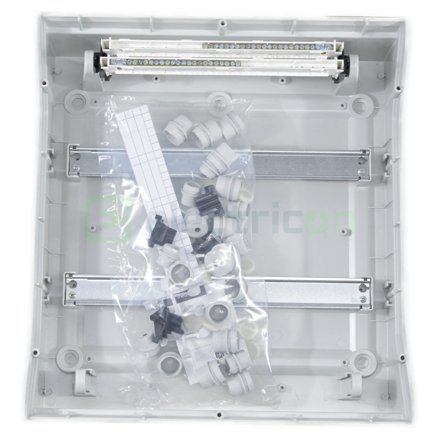 Tablou Vector 36M IP65 aparent 1000V DC/AC, 2x18, Hager, VE218L - Electricon.ro
