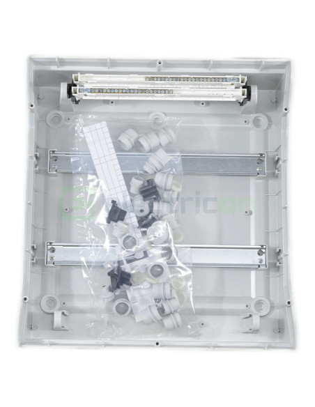Tablou Vector 36M IP65 aparent 1000V DC/AC, 2x18, Hager, VE218L - Electricon.ro