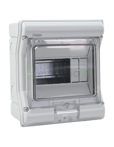 Tablou Vector 6M IP65 aparent 1000V DC/AC, Hager, VE106L - Electricon.ro