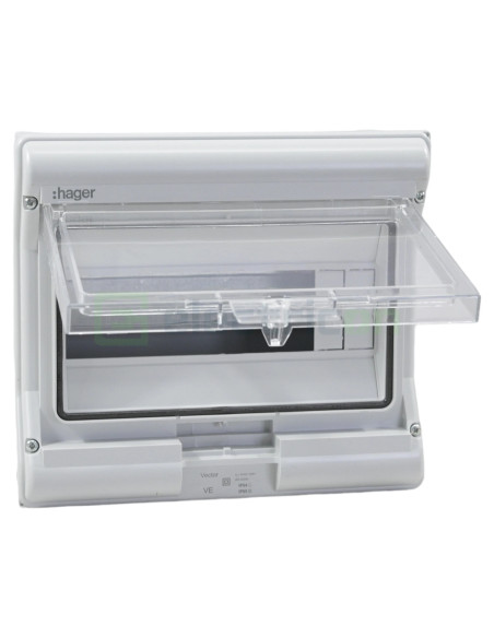 Tablou Vector 10M IP65 aparent 1000V DC/AC, Hager, VE110L - Electricon.ro
