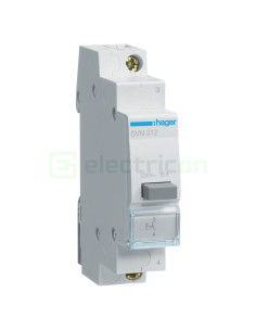 Buton comandă - cu reținere 1ND 230V - Hager SVN312