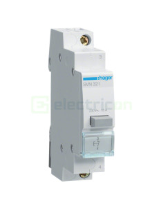Buton comandă - cu revenire 1NI 230V - Hager SVN321