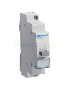 Buton comandă - cu reținere 1NI 230V - Hager SVN322