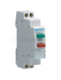 Buton comandă - cu revenire 1ND+1NI 230V - Hager SVN391