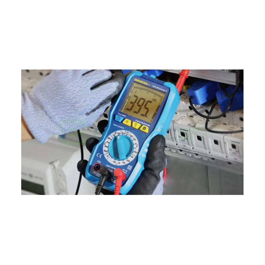 Multimetru digital - Manual-range, 10A DC, CAT III 600V - PanControl Minimeter-2