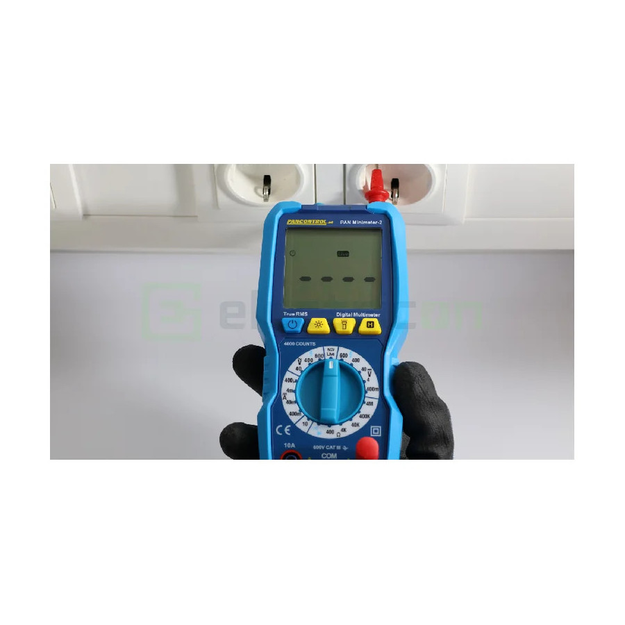Multimetru digital - Manual-range, 10A DC, CAT III 600V - PanControl Minimeter-2