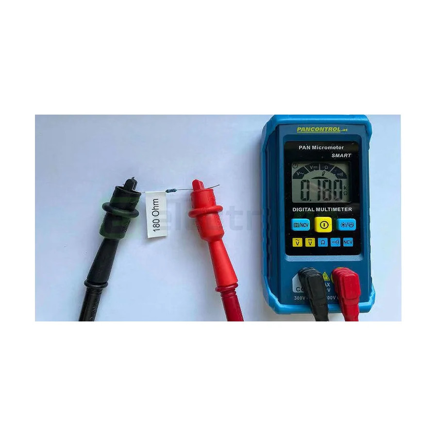 Multimetru digital compact cu NCV - CAT III 300 V / CAT II 600 V - Pancontrol PAN Micrometer