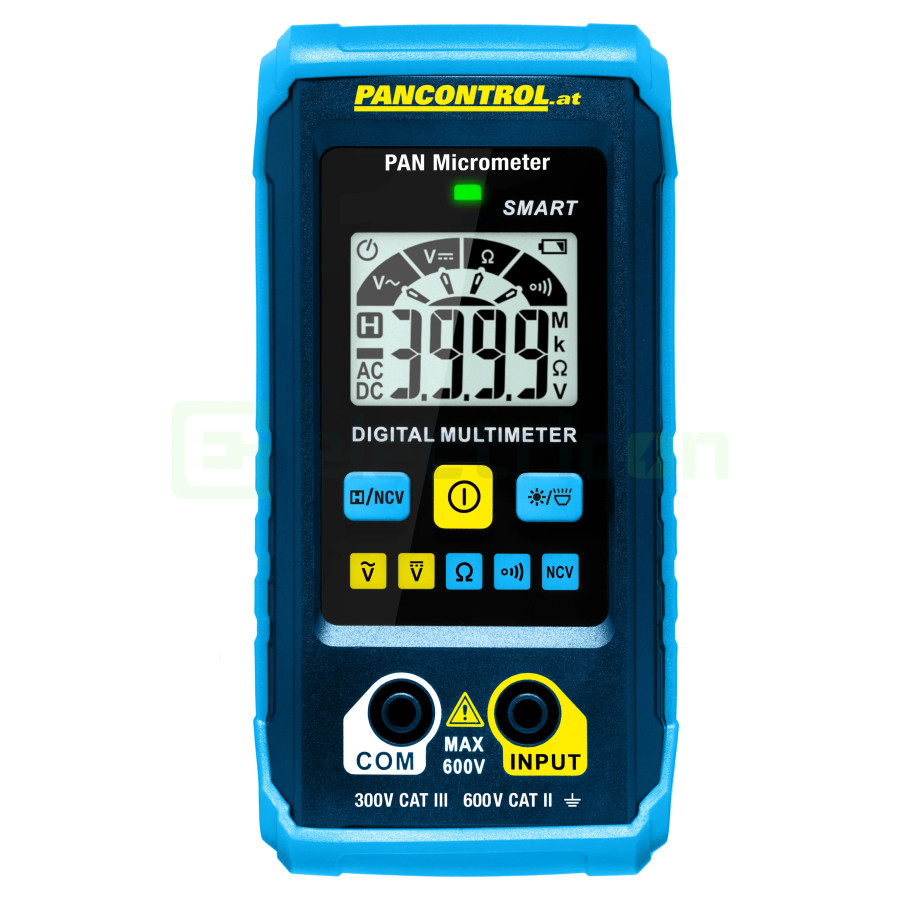 Multimetru de Buzunar PAN Micrometer | Smart Auto-Range | NCV & Lanternă | Pancontrol