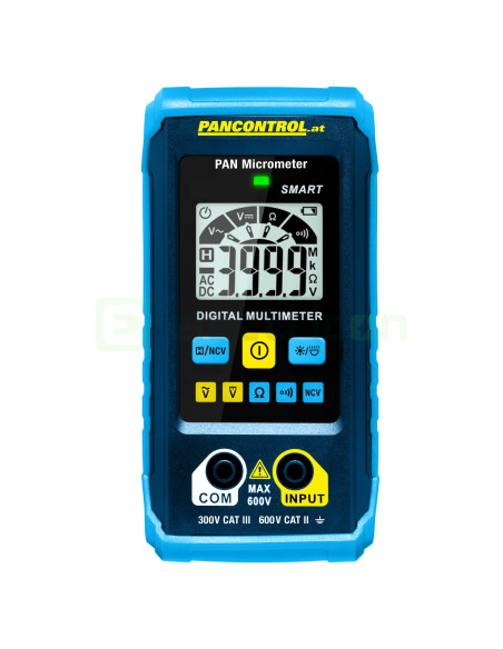 Multimetru de Buzunar PAN Micrometer | Smart Auto-Range | NCV & Lanternă | Pancontrol
