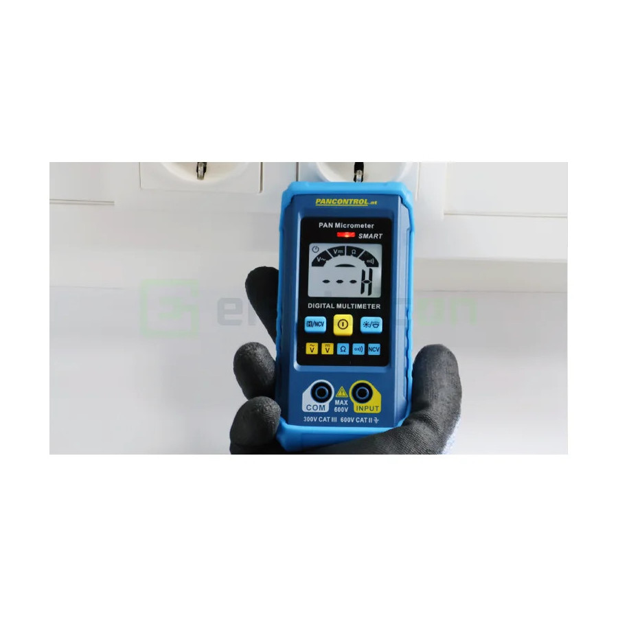 Multimetru digital compact cu NCV - CAT III 300 V / CAT II 600 V - Pancontrol PAN Micrometer