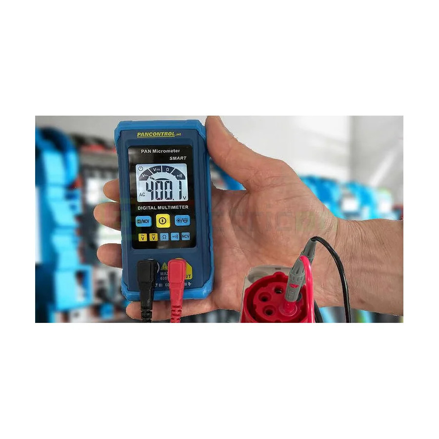 Multimetru de Buzunar PAN Micrometer | Smart Auto-Range | NCV & Lanternă | Pancontrol