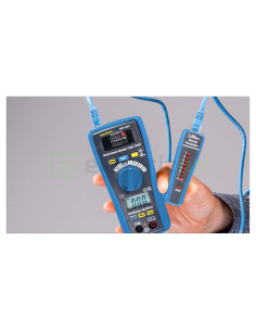 Tester Cabluri Rețea PAN LAN1 | Verificator RJ45 & RJ11 | Unitate Remote | Pancontrol 2