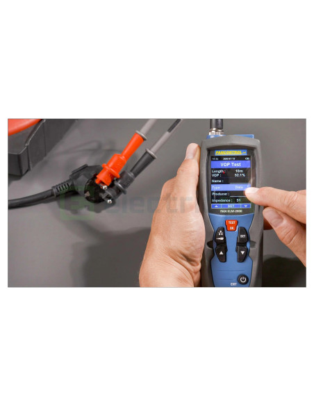 Reflectorometru PAN KLM 2000 | Măsurare Lungime Cablu TDR 3km | Ecran Color | Pancontrol