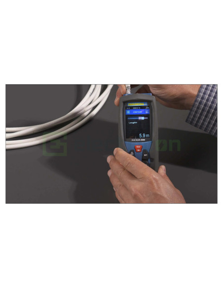Reflectorometru PAN KLM 2000 | Măsurare Lungime Cablu TDR 3km | Ecran Color | Pancontrol