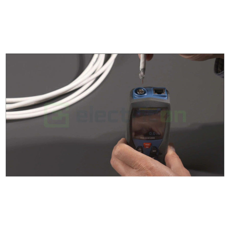 Reflectorometru PAN KLM 2000 | Măsurare Lungime Cablu TDR 3km | Ecran Color | Pancontrol
