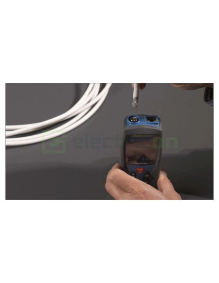 Reflectorometru PAN KLM 2000 | Măsurare Lungime Cablu TDR 3km | Ecran Color | Pancontrol