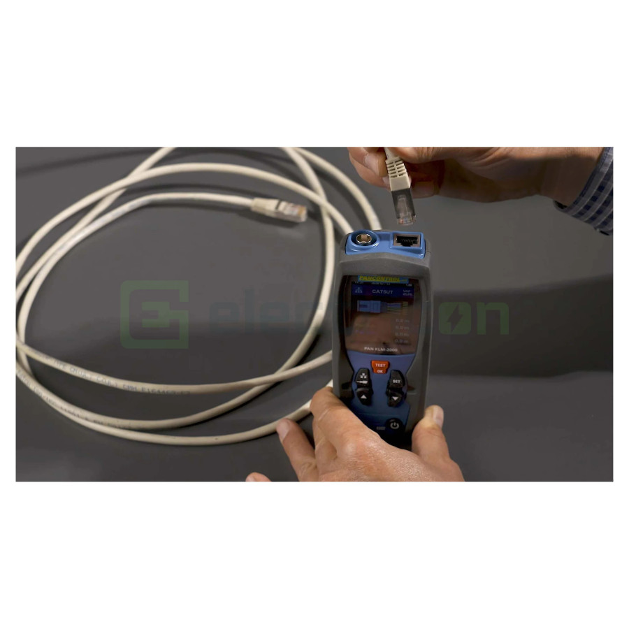 Reflectorometru PAN KLM 2000 | Măsurare Lungime Cablu TDR 3km | Ecran Color | Pancontrol