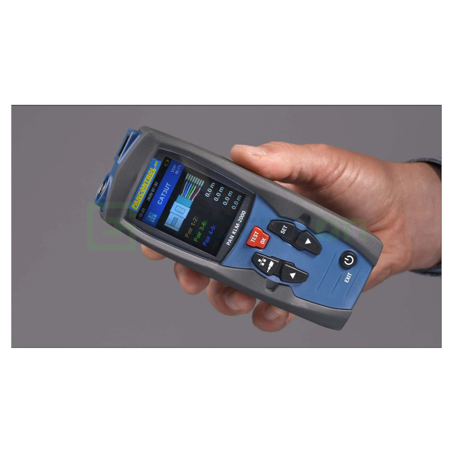 Reflectorometru PAN KLM 2000 | Măsurare Lungime Cablu TDR 3km | Ecran Color | Pancontrol