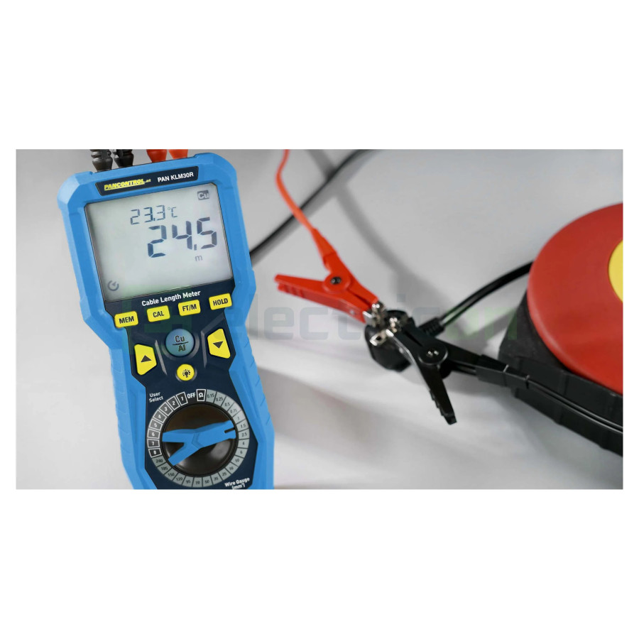 Aparat Măsurat Lungime Cabluri PAN KLM30R | 0.1m - 30km | Mili-ohmmetru Kelvin | Pancontrol
