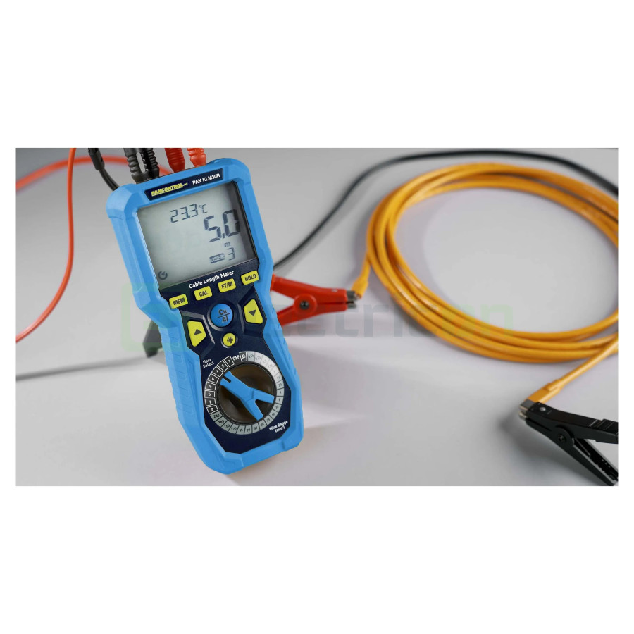 Aparat Măsurat Lungime Cabluri PAN KLM30R | 0.1m - 30km | Mili-ohmmetru Kelvin | Pancontrol