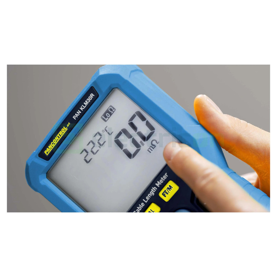 Aparat Măsurat Lungime Cabluri PAN KLM30R | 0.1m - 30km | Mili-ohmmetru Kelvin | Pancontrol
